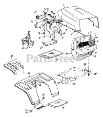 Coast to Coast 481-2251 (133I670F054) - Coast to Coast Lawn Tractor (1993) Hood Style 0