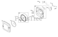 Briggs & Stratton 359775-0005-E1 - Briggs & Stratton Vertical Engine Air Cleaner Group