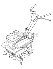 Craftsman 247.29934 (21A-34M5099) - Craftsman Tiller (2010) (Sears)