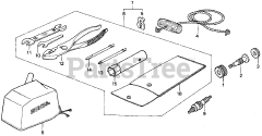 Honda BF5 AH LA (BADL) - Honda Outboard Engine, Made in Japan (SN: BADL-1000001 - BADL-1099999) TOOLS