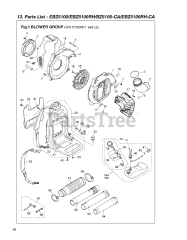 RedMax EBZ 5100 - RedMax Backpack Blower (SN: 70100001 - 70700000)