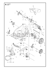 Poulan P 160 RWD (967645601-00) - Poulan Walk-Behind Mower (2016-09)