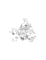MTD 478-SUA - MTD Engine 478-SUA Fuel Tank &amp; Mounting