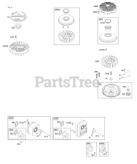 Briggs & Stratton 21B807-0239-E1 - Briggs & Stratton Vertical Engine Exhaust System, Flywheel