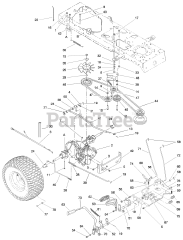 Toro 13AT61RH044 (LX 466) - Toro Lawn Tractor (SN: 1L137H10100 & Above) (2008)