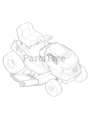 Craftsman 247.289020 (13AJ77SS099) - Craftsman LT2000 Lawn Tractor (2010) (Sears)