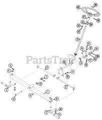 Toro 1-0700 (C-185) - Toro Elec-Trak Lawn Tractor (1977) Front Axle And Steering