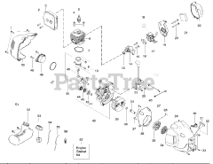 Poulan P 3500 - Poulan String Trimmer (2007-10)
