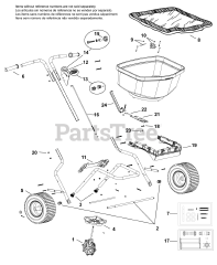 Echo RB-100 W - Echo Broadcast Spreader, Winter Salt (SN: N28900001001 - N28900999999)