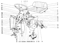 Toro 57002 - Toro 25" Lawn Tractor (SN: 009000001 - 009999999) (1969)