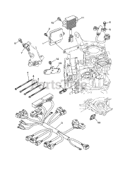Gravely 08201220 - Gravely MX825v EFI Engine Electrical