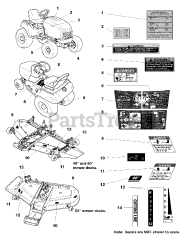Simplicity 1693110 - Simplicity Legacy 60" Garden Tractor, 25hp