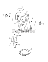 Cub Cadet 19A40019 (19A40019100) - Cub Cadet 44" Snow Blower Attachment Chute 2012 &amp; After