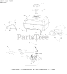 Kohler CH395-3226 - Kohler Command PRO Engine, Basic Version, 9.5hp, 7.1kW 08 Fuel System