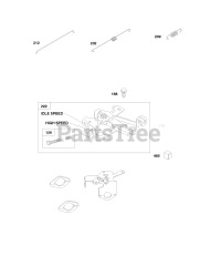 Briggs & Stratton 246435-0111-E1 - Briggs & Stratton Horizontal Engine Governor Spring, Control Bracket