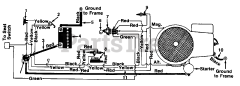 MTD 50690 (136-698-382) - MTD Lawn Tractor (1986) (Greenbrier) Electrical Without Headlights