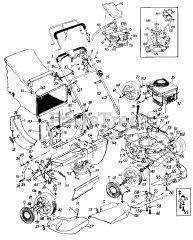 Yard-Man 125-847F401 - Yard-Man Walk-Behind Mower (1995)