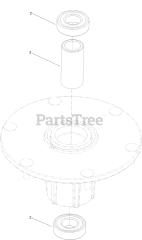 Toro 72523 - Toro 60" GrandStand Multi-Force Stand-On Mower (SN: 411600000 - 999999999) Spindle Assembly No. 137-9780
