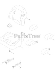 Toro 18740 TE - Toro 122cm Z Master Revolution Zero-Turn Mower (SN: 415162084 - 415299999) Seat Assembly No. 145-8421