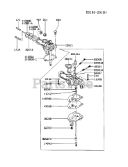 Kawasaki FA130D-ES01 - Kawasaki Engine CARBURETOR