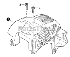 Echo PPF-225 - Echo Pole Saw (SN: E03214001001 - E03214999999) Engine Covers