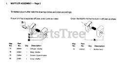 Weed Eater 1720 - Weed Eater String Trimmer MUFFLER ASSEMBLY