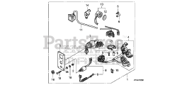 Honda BF175 AK1 XA (BAJJ) - Honda Marine Engine, Made in Japan (SN: BAJJ-1300001 - BAJJ-9999999) SWITCH PANEL KIT (2)