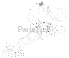 Exmark 116-4764 - Exmark Bagger for 42" Quest Mower (SN: 313000000 - 313999999) (2013)