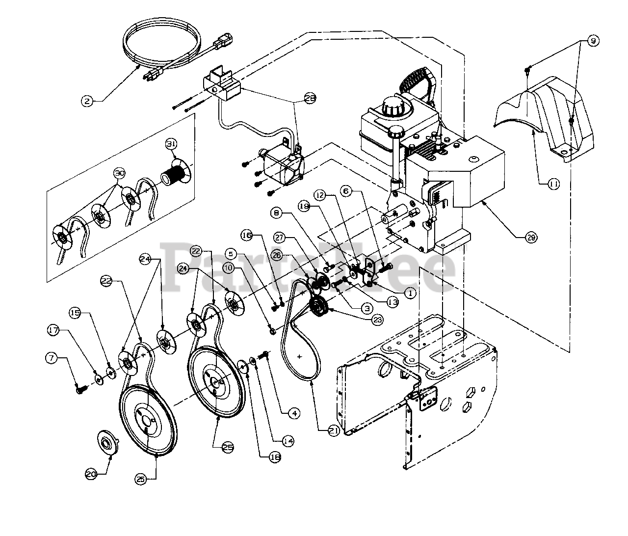 Montgomery Ward TMO3526600 (317E642E088) Montgomery Ward Snow