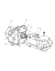 MTD MMZ-2560 - MTD Pro Zero-Turn Mower Assembly Pump Left Hand