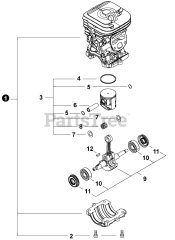 Shindaiwa 493 - Shindaiwa Chainsaw (SN: C97712001001 - C97712999999)