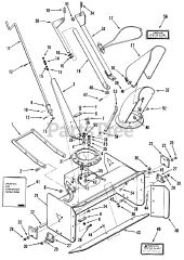 Toro 06-42ST03 - Toro 42" Snow Thrower Attachment (1983)