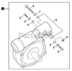 Shindaiwa 66011 (99922205148) - Shindaiwa PowerBroom Attachment (SN: U03600001001 - U03600999999)