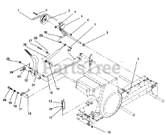Toro 73363 (312-8) - Toro Garden Tractor (SN: 069000001 - 069999999) (1996)