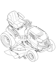 Craftsman 247.289840 (14AW94PK099) - Craftsman PGT9000 Garden Tractor (2010) (Sears)