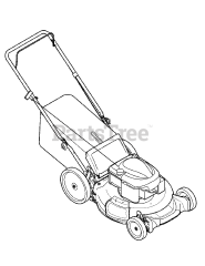 Craftsman 247.371160 (11A-B28P299) - Craftsman Walk-Behind Mower (2010) (Sears)