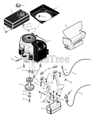 Briggs & Stratton 465612x99A - Briggs & Stratton 46" Lawn Tractor (2001) (AAFES) Engine Mount Assembly