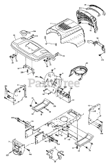 Ryobi HDK 19H42 (960160004-01) - Ryobi RT190 Lawn Tractor (2005)
