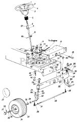 MTD 50690 (136-698-382) - MTD Lawn Tractor (1986) (Greenbrier) Parts