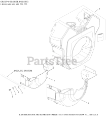 Kohler LH685-0002 - Kohler Aegis Engine, Basic Version, 23hp 06 Blower Housing