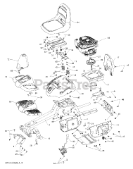 Weed Eater WE 261 (960220007-02) - Weed Eater Lawn Tractor (2011-10)