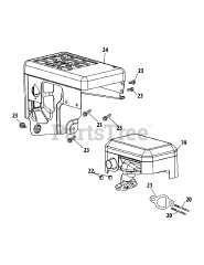 MTD 265-SUA - MTD Engine 265-SUA Muffler Assembly