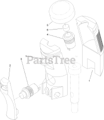 Toro 23208 G (STX-26) - Toro Stump Grinder (SN: 316000001 - 316999999) (2016) Two-Button Handle Grip Assembly No. 119-4587