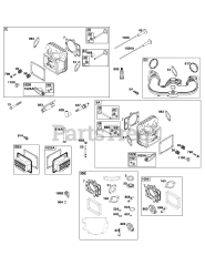 Briggs & Stratton 44N677-0041-B1 - Briggs & Stratton Vertical Engine Cylinder Head Group