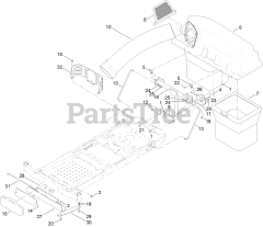 Toro 79335 - Toro 50" Bagger for TimeCutter Mower (SN: 313000001 - 313999999) (2013)