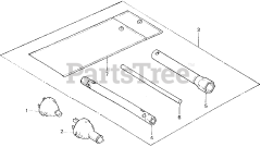 Honda ES3500 K1 A (ES3500) - Honda Generator, Made in Japan (SN: ES3500-1100014 - ES3500-1129443) TOOLS