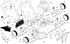 Poulan PO 475N20 SX (961120055-00) - Poulan Walk-Behind Mower (2007-01)