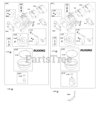 Briggs & Stratton 356777-0110-E1 - Briggs & Stratton Vertical Engine Carburetor (Ruixing)
