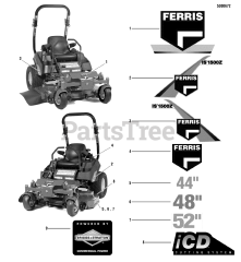 Ferris IS 1500Z (5900588) - Ferris IS1500Z Series 48" Zero-Turn Mower, 26hp Briggs & Stratton