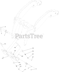 Toro 22328 HD (TX 1000) - Toro Dingo Wide Track Compact Utility Loader (SN: 414000000 - 999999999) Quick Attach Assembly